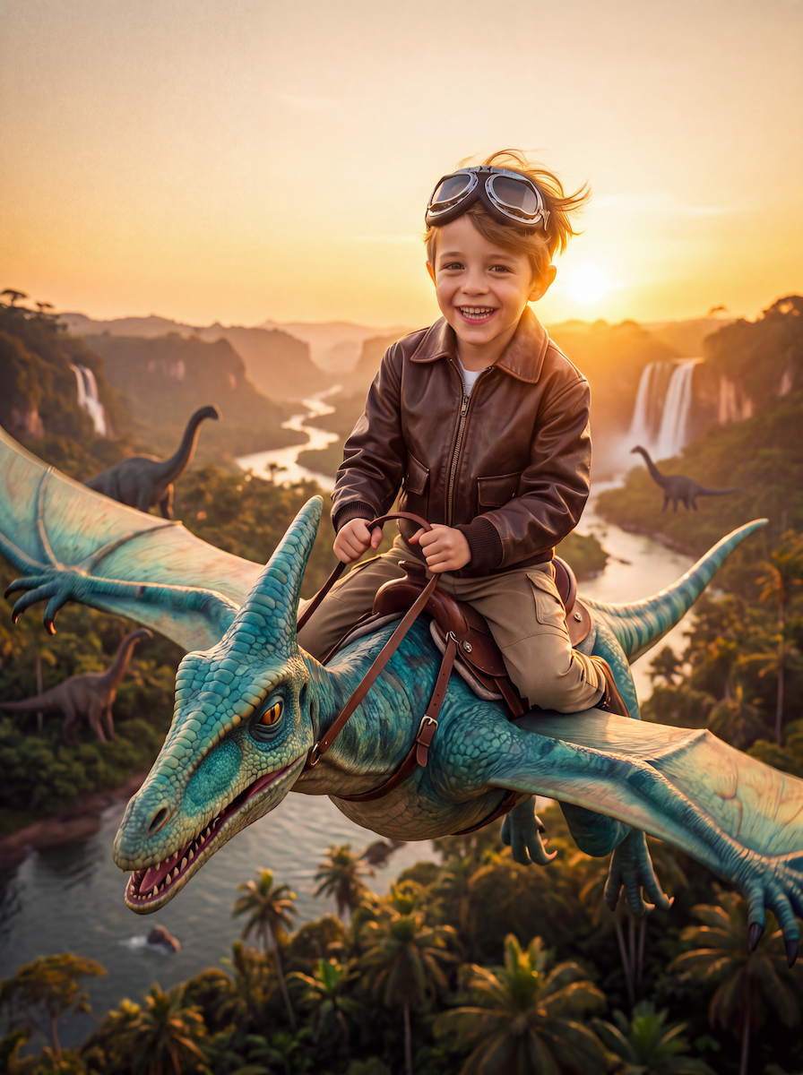 Dino Pilot Boy