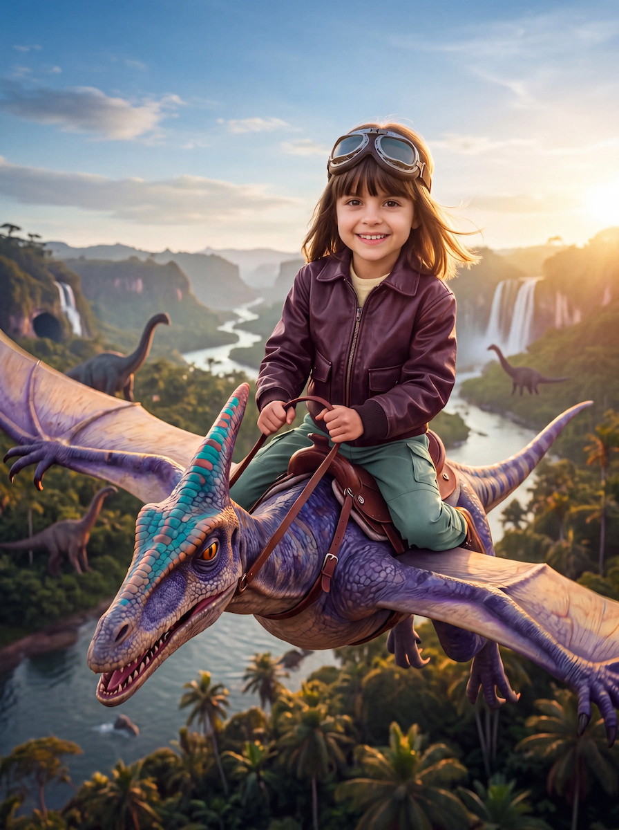 Dino Pilot Girl