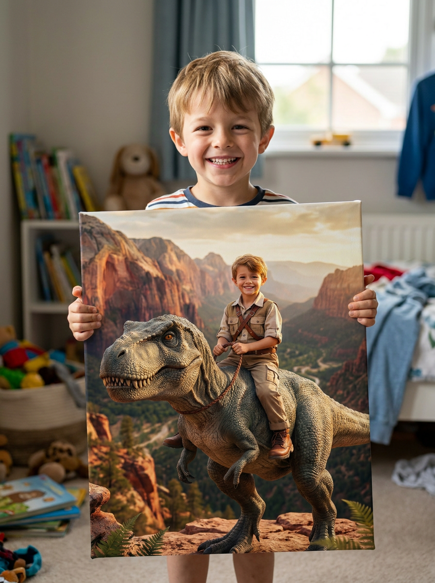 The Dino Rider in the Canyons (New Edition)