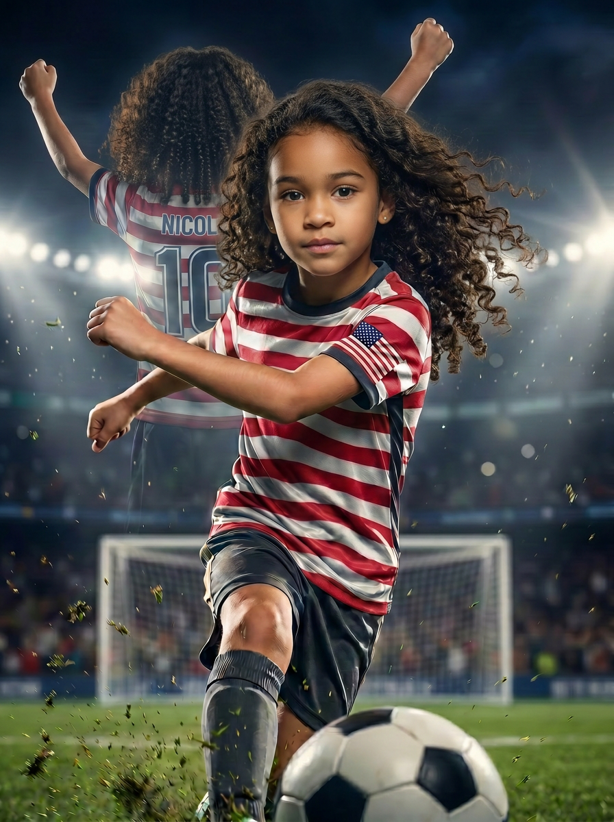 Team USA Soccer Star (with Custom Name!)