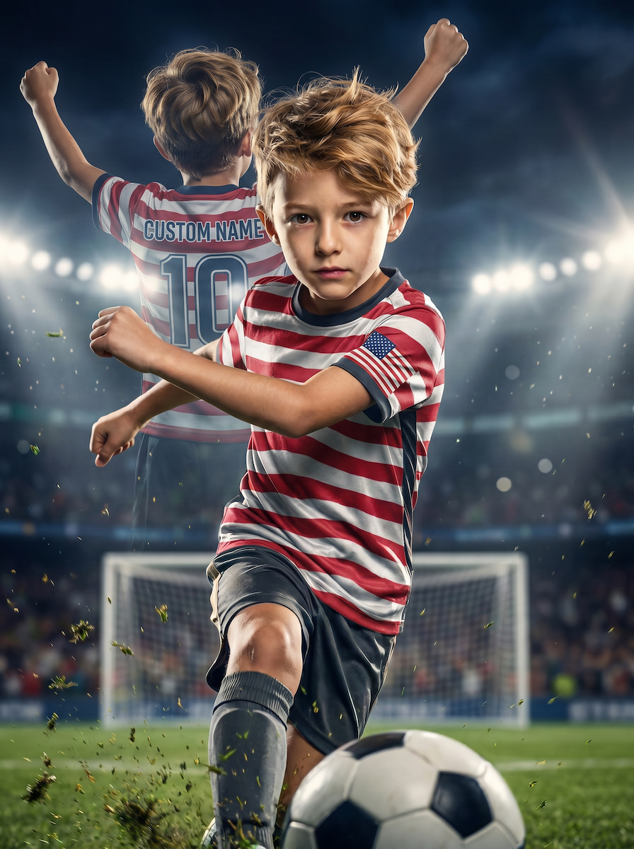 Team USA Soccer Star (with Custom Name!)